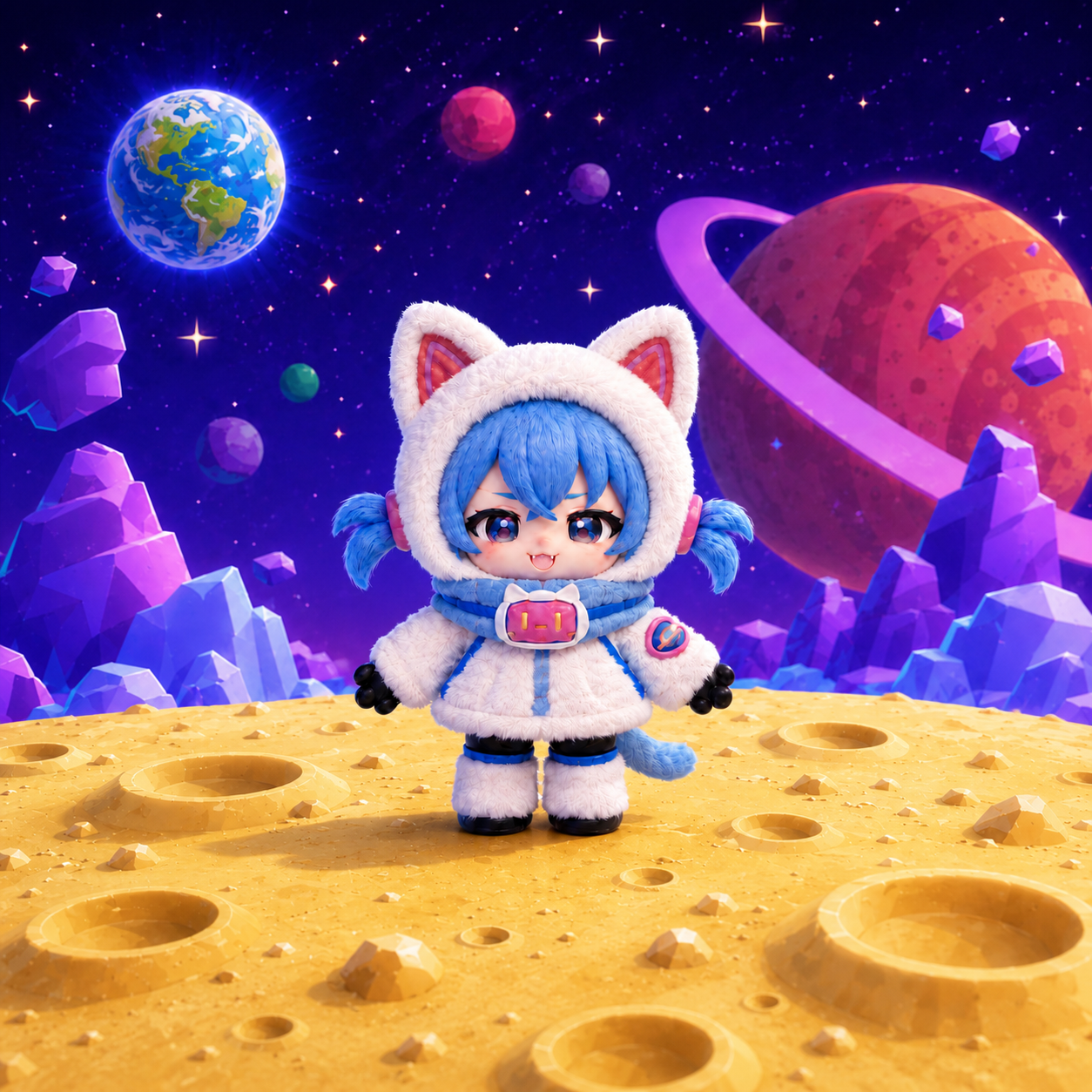 Mao Dreamy Galaxy Series ぬいぐるみペンダント