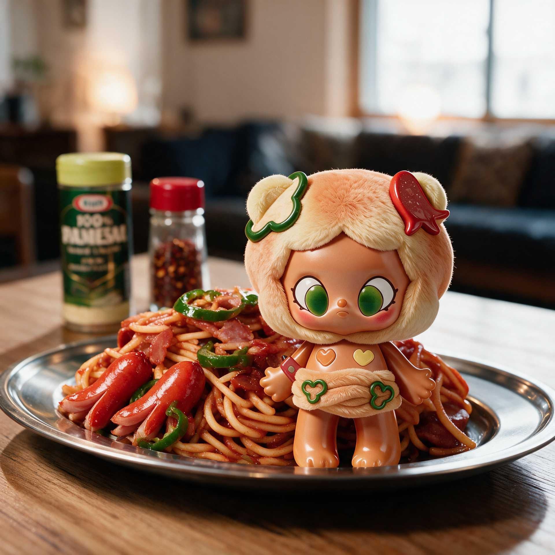 Bub-chan Pasta Party Series ぬいぐるみペンダント